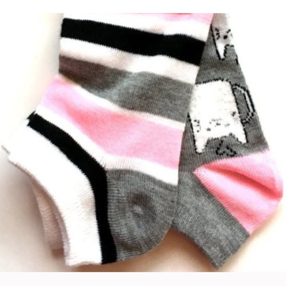 *3/$15* Coffee Cats + Striped Socks - Picture 3 of 3